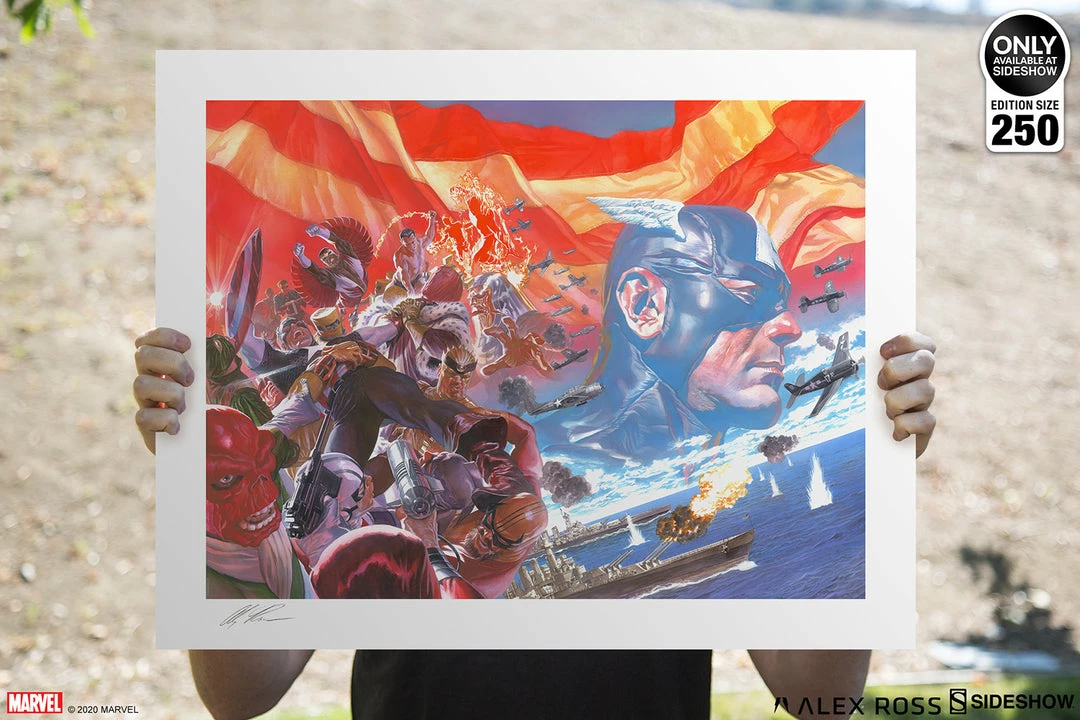 Art Work Murals & Prints Captain America: Winter In America Art Print By Alex Ross Art 6 Art Work Murals & Prints Captain America: Winter In America Art Print By Alex Ross Art