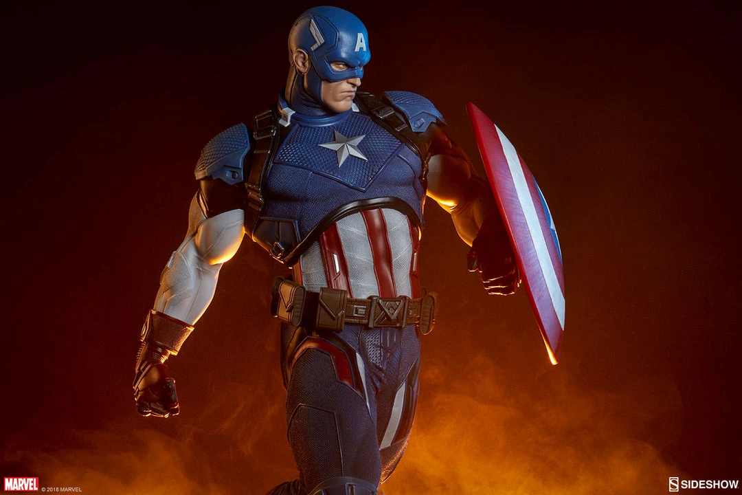 Captain America Premium Format™ Figure By Sideshow Collectibles Limited Edition 3 Captain America Premium Format™ Figure By Sideshow Collectibles Limited Edition