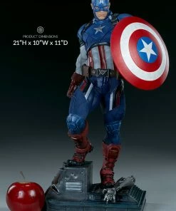 Captain America Premium Format™ Figure By Sideshow Collectibles Limited Edition 39 Captain America Premium Format™ Figure By Sideshow Collectibles Limited Edition