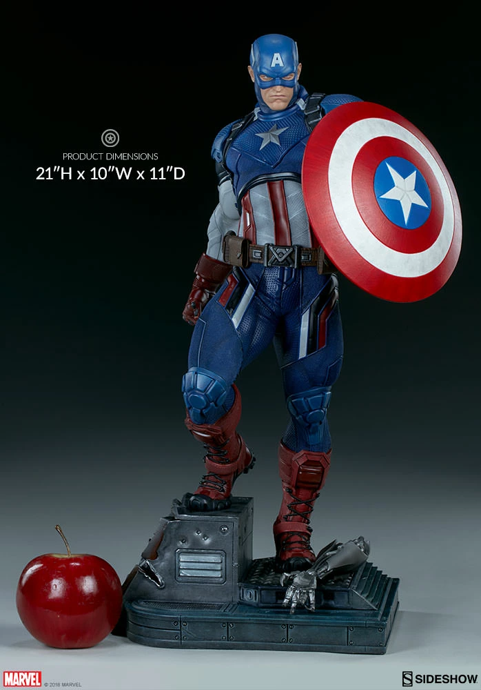 Captain America Premium Format™ Figure By Sideshow Collectibles Limited Edition 4 Captain America Premium Format™ Figure By Sideshow Collectibles Limited Edition