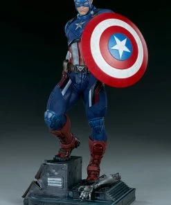 Captain America Premium Format™ Figure By Sideshow Collectibles Limited Edition 40 Captain America Premium Format™ Figure By Sideshow Collectibles Limited Edition