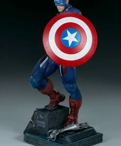 Captain America Premium Format™ Figure By Sideshow Collectibles Limited Edition 41 Captain America Premium Format™ Figure By Sideshow Collectibles Limited Edition