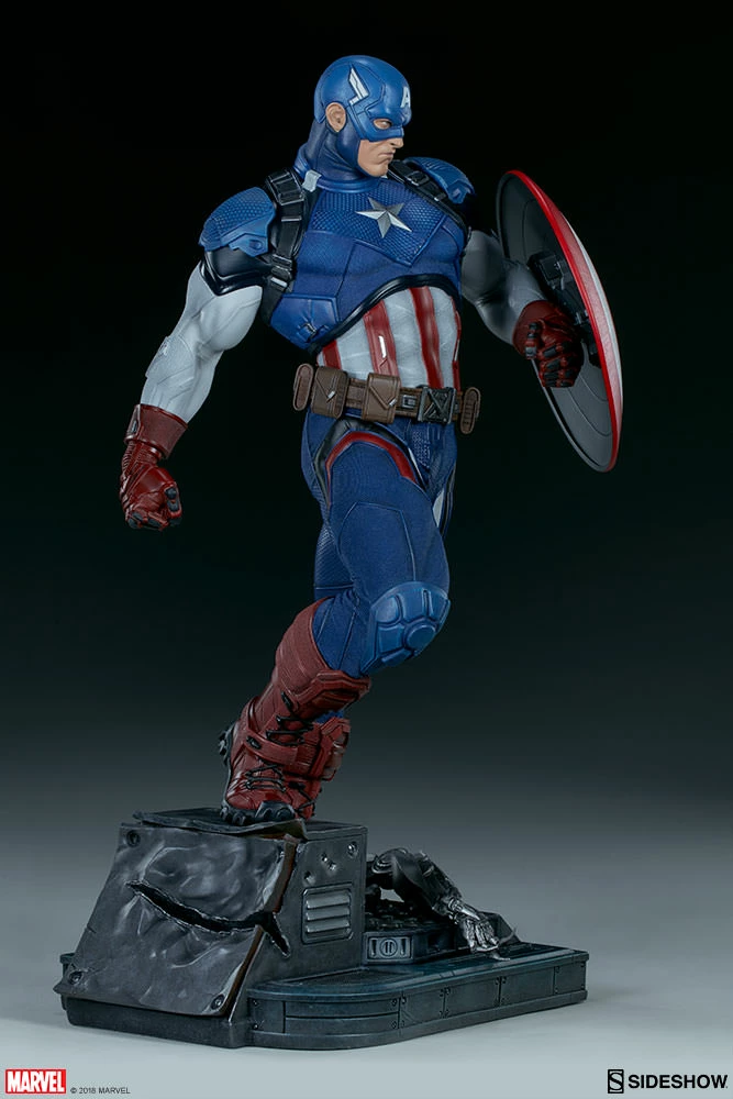Captain America Premium Format™ Figure By Sideshow Collectibles Limited Edition 36 Captain America Premium Format™ Figure By Sideshow Collectibles Limited Edition