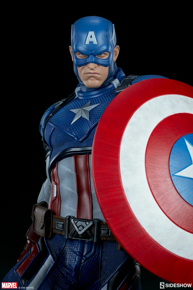 Captain America Premium Format™ Figure By Sideshow Collectibles Limited Edition 20 Captain America Premium Format™ Figure By Sideshow Collectibles Limited Edition