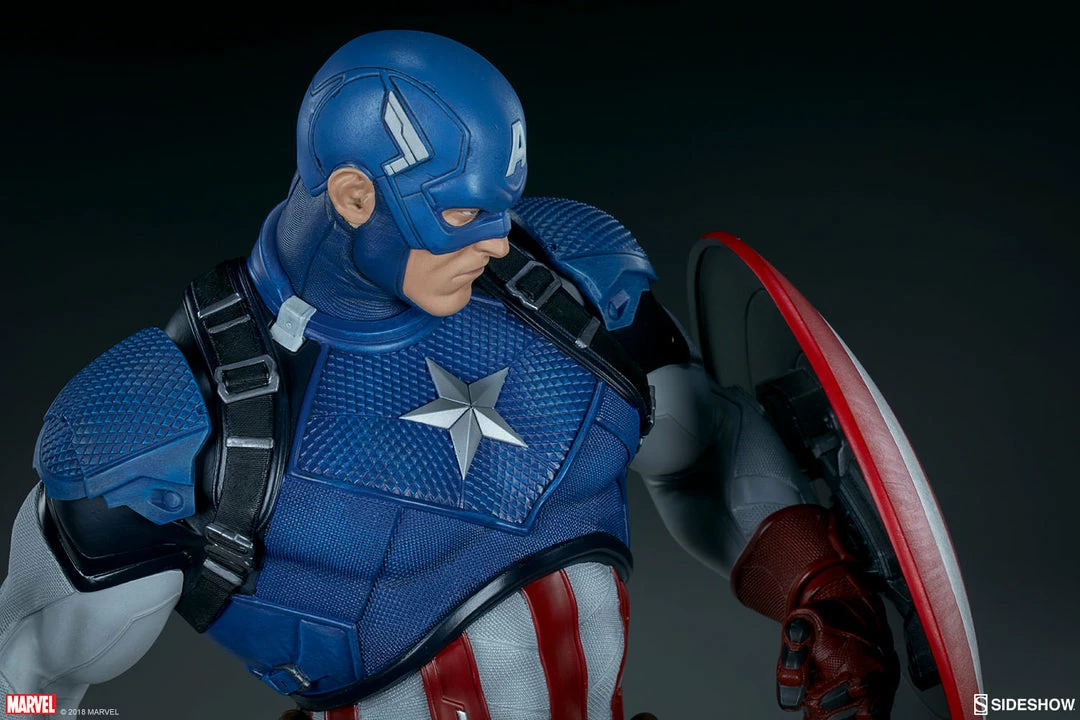 Captain America Premium Format™ Figure By Sideshow Collectibles Limited Edition 30 Captain America Premium Format™ Figure By Sideshow Collectibles Limited Edition