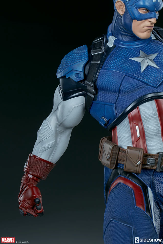 Captain America Premium Format™ Figure By Sideshow Collectibles Limited Edition 21 Captain America Premium Format™ Figure By Sideshow Collectibles Limited Edition