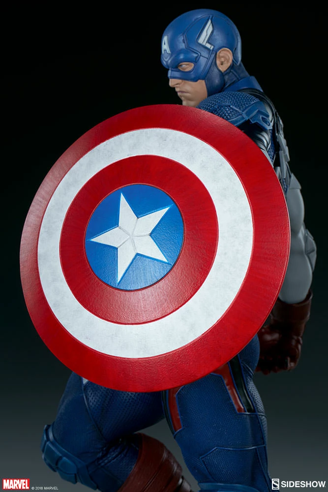 Captain America Premium Format™ Figure By Sideshow Collectibles Limited Edition 32 Captain America Premium Format™ Figure By Sideshow Collectibles Limited Edition
