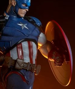 Captain America Premium Format™ Figure By Sideshow Collectibles Limited Edition 61 Captain America Premium Format™ Figure By Sideshow Collectibles Limited Edition