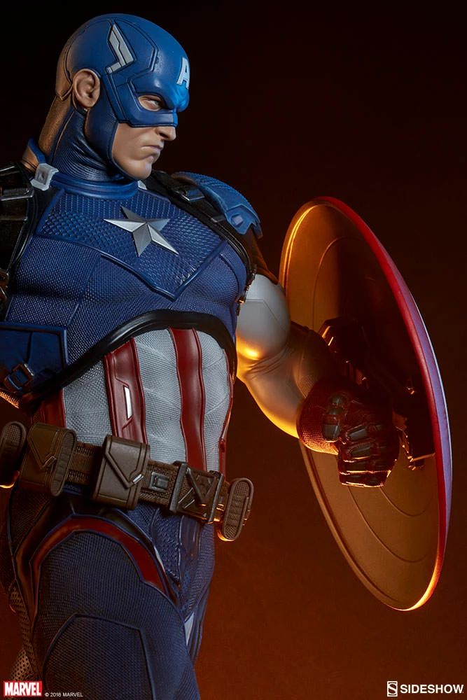 Captain America Premium Format™ Figure By Sideshow Collectibles Limited Edition 26 Captain America Premium Format™ Figure By Sideshow Collectibles Limited Edition