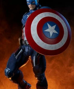 Captain America Premium Format™ Figure By Sideshow Collectibles Limited Edition 70 Captain America Premium Format™ Figure By Sideshow Collectibles Limited Edition