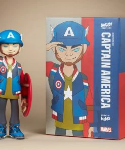 Captain America Designer Collectible Toy By Unruly Industries™ By KaNO