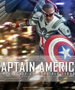 Captain America Sixth Scale Figure By Hot Toys Television Masterpiece Series - The Falcon And The Winter Soldier