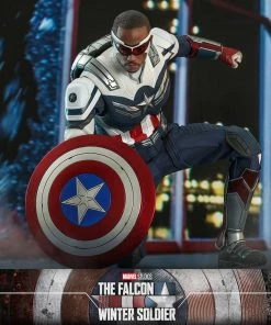Captain America Sixth Scale Figure By Hot Toys Television Masterpiece Series - The Falcon And The Winter Soldier