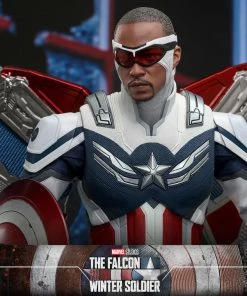Captain America Sixth Scale Figure By Hot Toys Television Masterpiece Series - The Falcon And The Winter Soldier