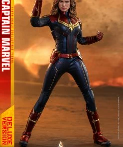 Avengers Earth's Heroes Captain Marvel Deluxe Version Sixth Scale Figure By Hot Toys Captain Marvel - Movie Masterpiece Series 29 Avengers Earth's Heroes Captain Marvel Deluxe Version Sixth Scale Figure By Hot Toys Captain Marvel - Movie Masterpiece Series