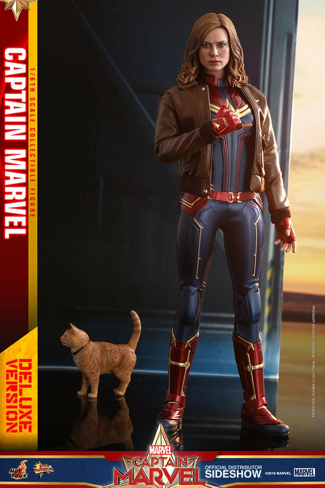 Avengers Earth's Heroes Captain Marvel Deluxe Version Sixth Scale Figure By Hot Toys Captain Marvel - Movie Masterpiece Series 10 Avengers Earth's Heroes Captain Marvel Deluxe Version Sixth Scale Figure By Hot Toys Captain Marvel - Movie Masterpiece Series