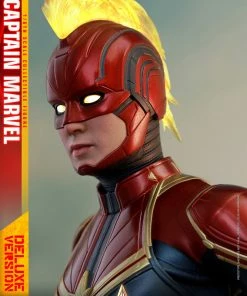 Avengers Earth's Heroes Captain Marvel Deluxe Version Sixth Scale Figure By Hot Toys Captain Marvel - Movie Masterpiece Series 38 Avengers Earth's Heroes Captain Marvel Deluxe Version Sixth Scale Figure By Hot Toys Captain Marvel - Movie Masterpiece Series