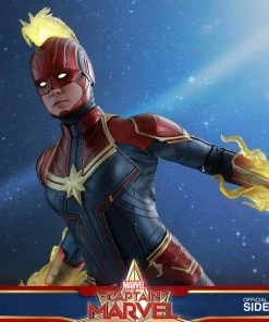 Avengers Earth's Heroes Captain Marvel Deluxe Version Sixth Scale Figure By Hot Toys Captain Marvel - Movie Masterpiece Series 42 Avengers Earth's Heroes Captain Marvel Deluxe Version Sixth Scale Figure By Hot Toys Captain Marvel - Movie Masterpiece Series