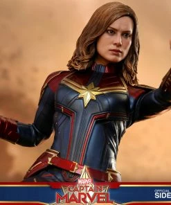 Avengers Earth's Heroes Captain Marvel Deluxe Version Sixth Scale Figure By Hot Toys Captain Marvel - Movie Masterpiece Series 45 Avengers Earth's Heroes Captain Marvel Deluxe Version Sixth Scale Figure By Hot Toys Captain Marvel - Movie Masterpiece Series