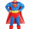 Fun.com Classic Superman Deluxe Costume For Kids Cosplay, Halloween Costumes