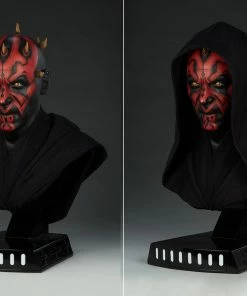 LIFE SIZED STATUES PROPS Darth Maul Life-Size Bust By Sideshow Collectibles