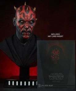 LIFE SIZED STATUES PROPS Darth Maul Life-Size Bust By Sideshow Collectibles