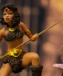 SIDESHOW COLLECTIBLES Dungeons & Dragons Diana The Acrobat Statue By Iron Studios Includes Diorama Base