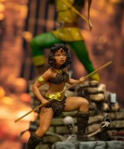 SIDESHOW COLLECTIBLES Dungeons & Dragons Diana The Acrobat Statue By Iron Studios Includes Diorama Base