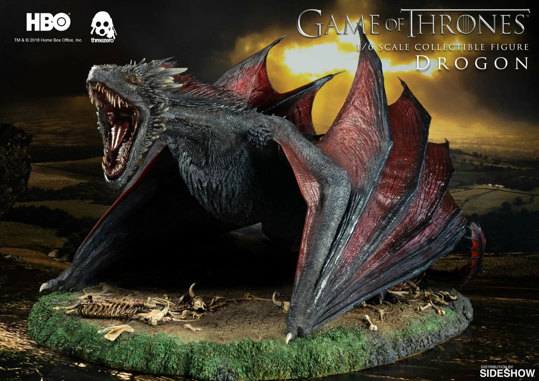 Game Of Thrones Drogon Sixth Scale Figure By Threezero 13 Game Of Thrones Drogon Sixth Scale Figure By Threezero