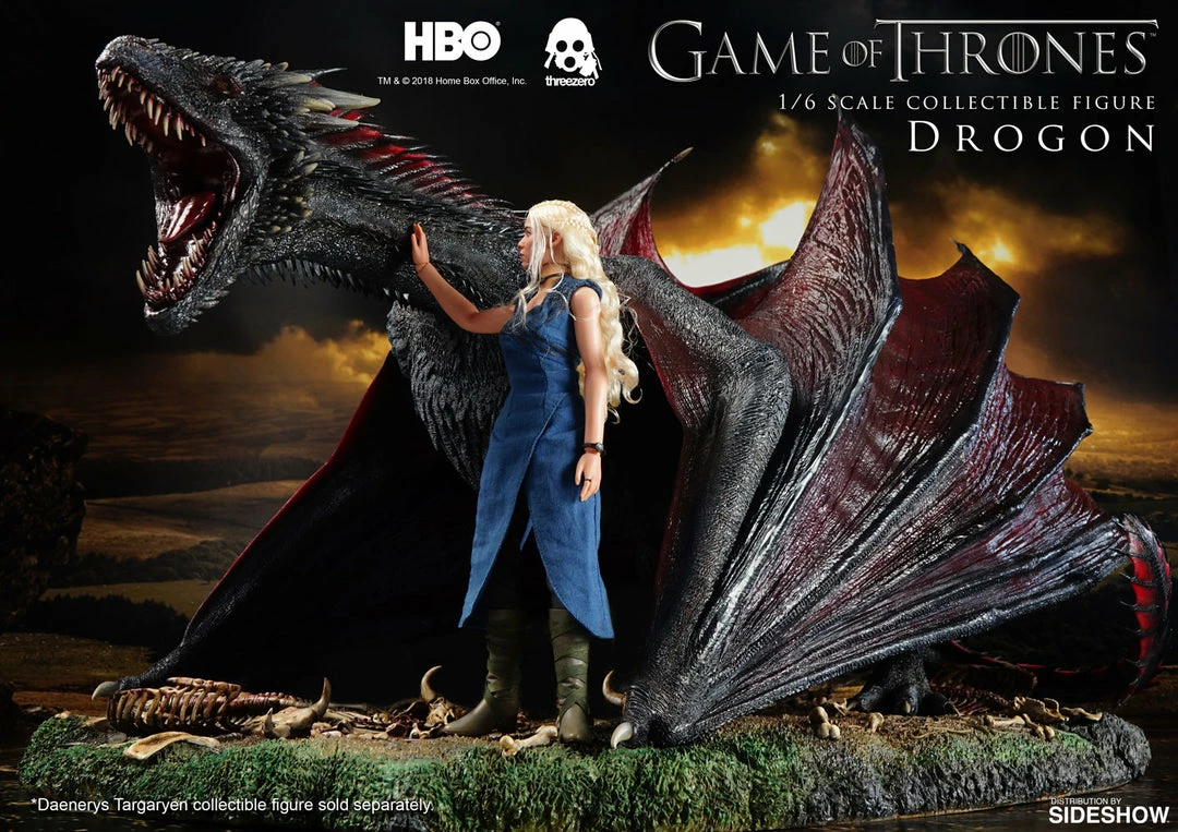 Game Of Thrones Drogon Sixth Scale Figure By Threezero 5 Game Of Thrones Drogon Sixth Scale Figure By Threezero