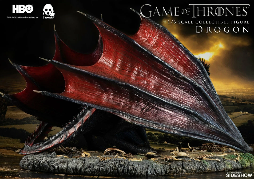 Game Of Thrones Drogon Sixth Scale Figure By Threezero 8 Game Of Thrones Drogon Sixth Scale Figure By Threezero