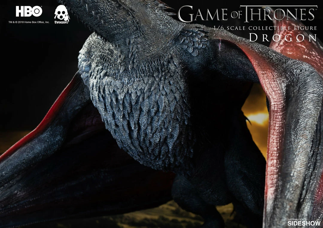 Game Of Thrones Drogon Sixth Scale Figure By Threezero 12 Game Of Thrones Drogon Sixth Scale Figure By Threezero