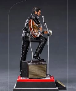 Hot Pop Cultures Store Elvis Presley (Comeback Deluxe) 1:10 Scale Statue By Iron Studios Art Scale SIDESHOW COLLECTIBLES