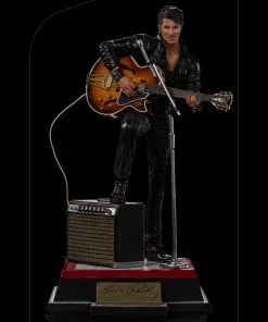 Hot Pop Cultures Store Elvis Presley (Comeback Deluxe) 1:10 Scale Statue By Iron Studios Art Scale SIDESHOW COLLECTIBLES
