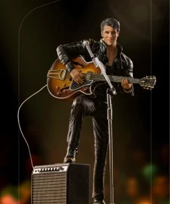 Hot Pop Cultures Store Elvis Presley (Comeback Deluxe) 1:10 Scale Statue By Iron Studios Art Scale SIDESHOW COLLECTIBLES
