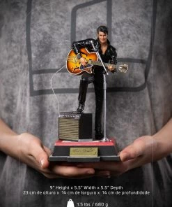 Hot Pop Cultures Store Elvis Presley (Comeback Deluxe) 1:10 Scale Statue By Iron Studios Art Scale SIDESHOW COLLECTIBLES