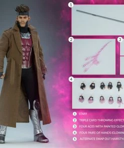 Sixth Scale Collectible Figures Gambit Deluxe Sixth Scale Figure By Sideshow Collectibles X-Men