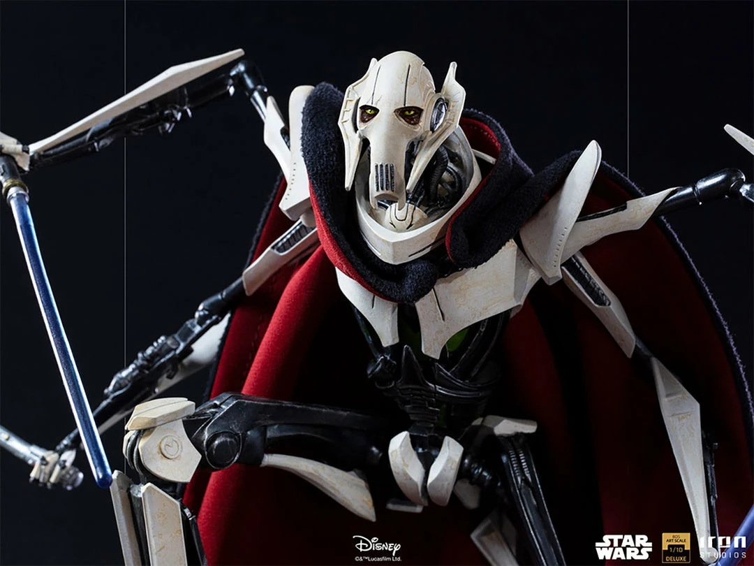 Iron Studios Star Wars General Grievous Deluxe 1:10 Scale Statue 1 Iron Studios Star Wars General Grievous Deluxe 1:10 Scale Statue