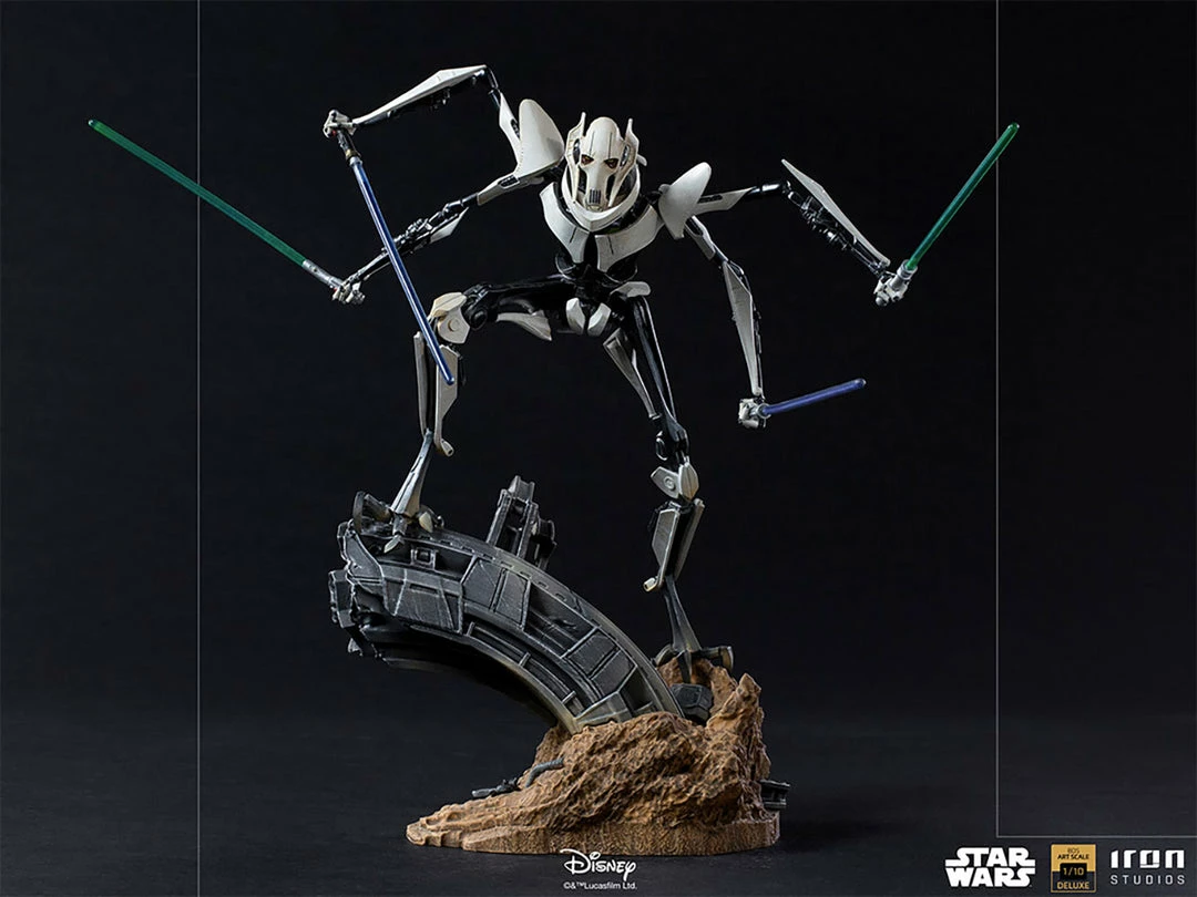Iron Studios Star Wars General Grievous Deluxe 1:10 Scale Statue 17 Iron Studios Star Wars General Grievous Deluxe 1:10 Scale Statue