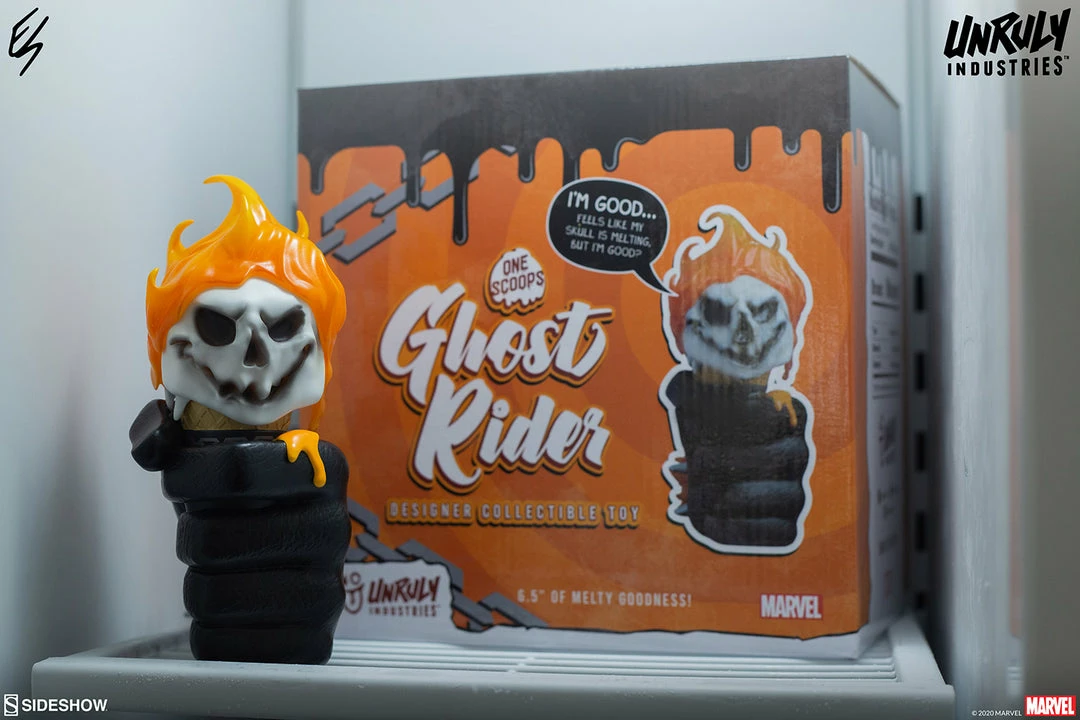 Ghost Rider: One Scoops Designer Collectible Toy By Unruly Industries™ By Erik Scoggan 4 Ghost Rider: One Scoops Designer Collectible Toy By Unruly Industries™ By Erik Scoggan