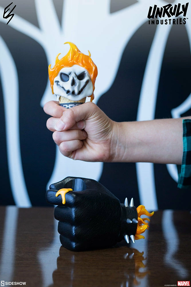 Ghost Rider: One Scoops Designer Collectible Toy By Unruly Industries™ By Erik Scoggan 5 Ghost Rider: One Scoops Designer Collectible Toy By Unruly Industries™ By Erik Scoggan