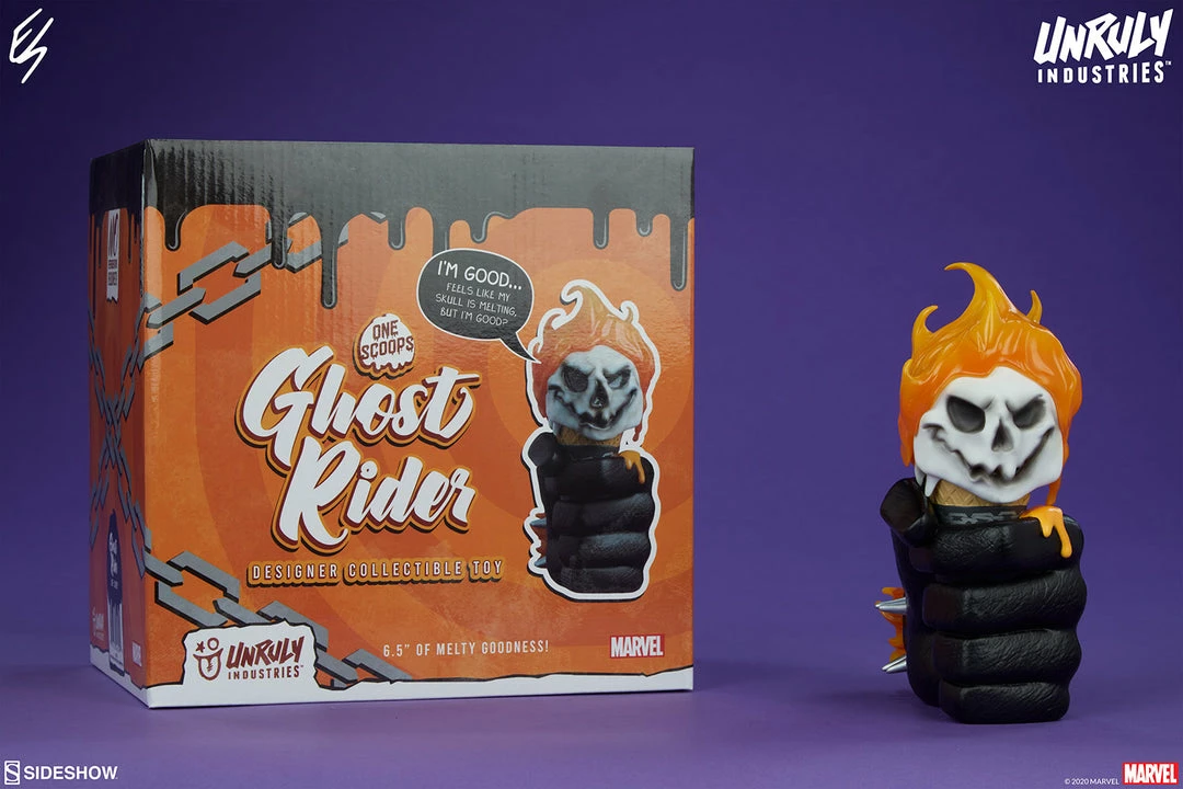 Ghost Rider: One Scoops Designer Collectible Toy By Unruly Industries™ By Erik Scoggan 20 Ghost Rider: One Scoops Designer Collectible Toy By Unruly Industries™ By Erik Scoggan