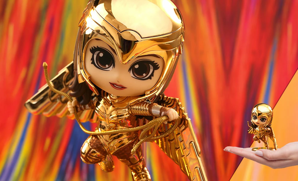 Golden Armor Wonder Woman (Metallic Gold Version) Collectible Figure By Hot Toys Wonder Woman 1984 - Cosbaby(S) Series 1 Golden Armor Wonder Woman (Metallic Gold Version) Collectible Figure By Hot Toys Wonder Woman 1984 - Cosbaby(S) Series