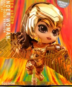 Golden Armor Wonder Woman (Metallic Gold Version) Collectible Figure By Hot Toys Wonder Woman 1984 - Cosbaby(S) Series 6 Golden Armor Wonder Woman (Metallic Gold Version) Collectible Figure By Hot Toys Wonder Woman 1984 - Cosbaby(S) Series