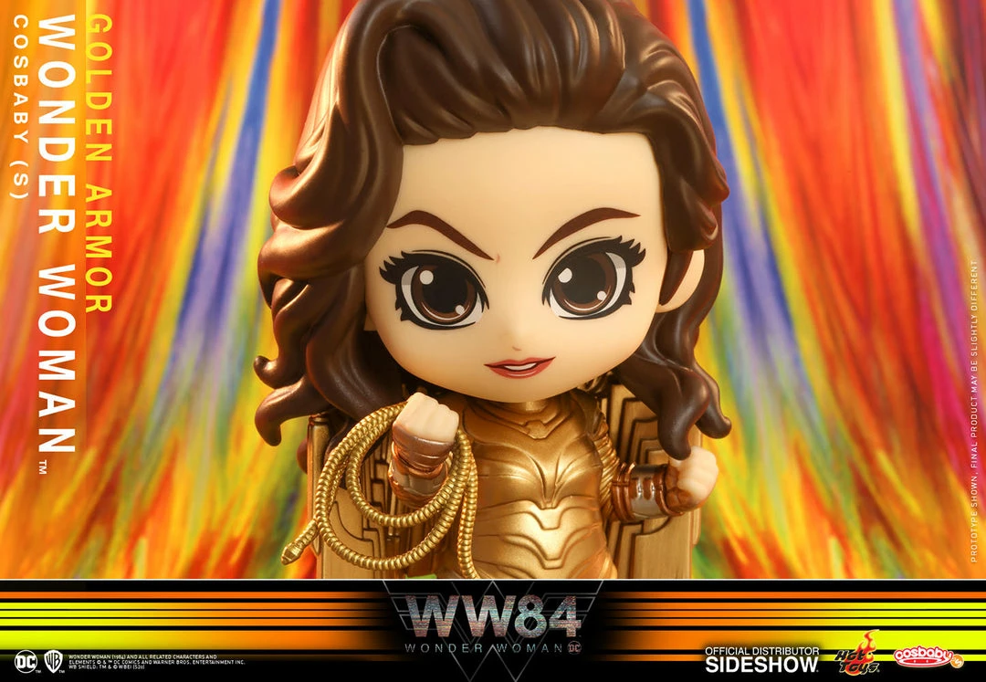 Golden Armor Wonder Woman Collectible Figure By Hot Toys Wonder Woman 1984 - Cosbaby(S) Series 4 Golden Armor Wonder Woman Collectible Figure By Hot Toys Wonder Woman 1984 - Cosbaby(S) Series