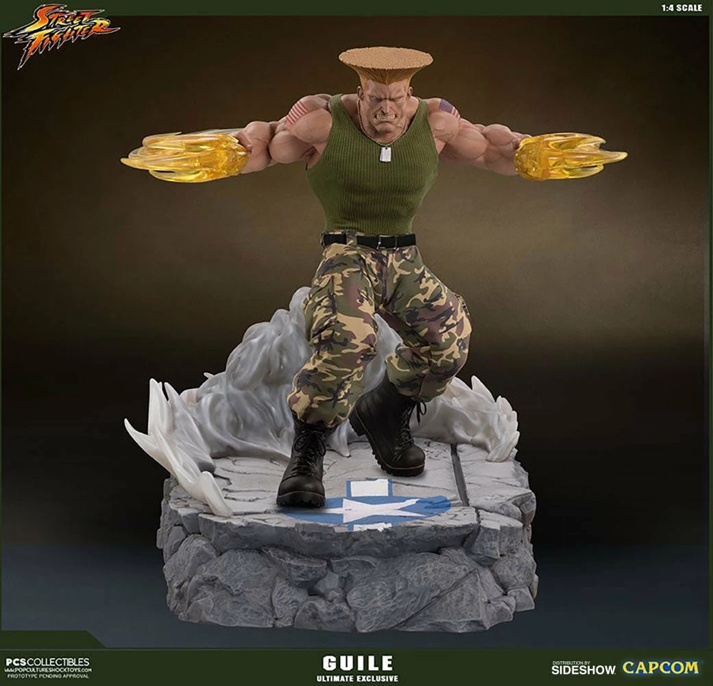 Guile Ultimate By PCS Collectibles - Street Fighter 18 Guile Ultimate By PCS Collectibles - Street Fighter