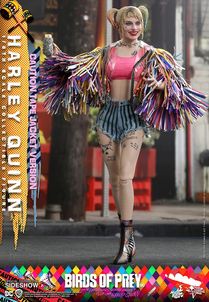 Harley Quinn (Caution Tape Jacket Version) By Hot Toys 2 Harley Quinn (Caution Tape Jacket Version) By Hot Toys