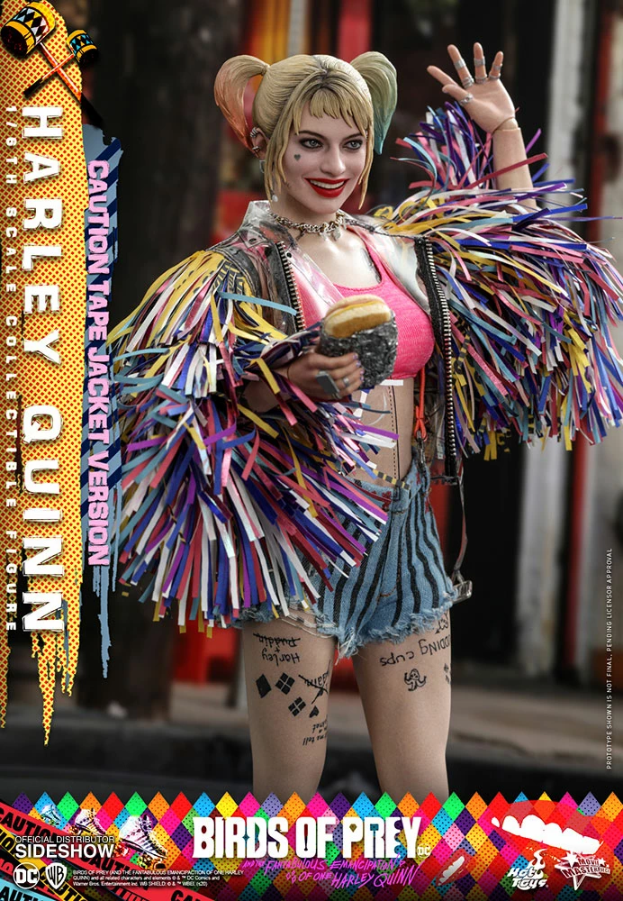 Harley Quinn (Caution Tape Jacket Version) By Hot Toys 11 Harley Quinn (Caution Tape Jacket Version) By Hot Toys