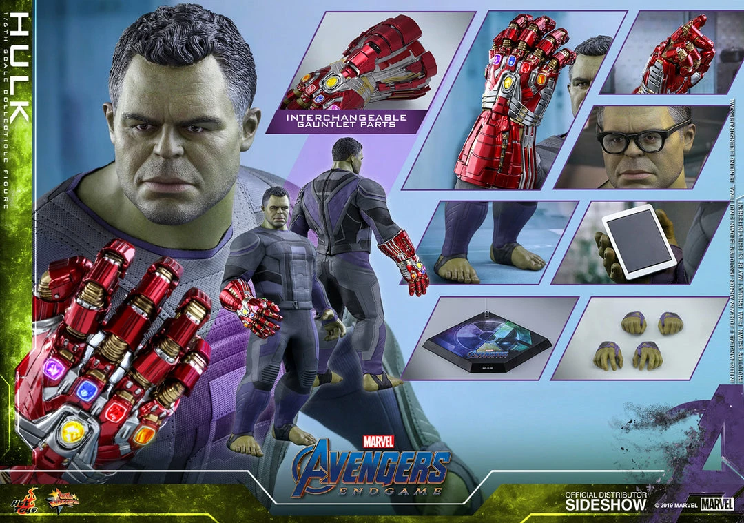 Hot Pop Cultures Store Hulk Sixth Scale Figure By Hot Toys Avengers: Endgame - Movie Masterpiece Series 19 Hot Pop Cultures Store Hulk Sixth Scale Figure By Hot Toys Avengers: Endgame - Movie Masterpiece Series