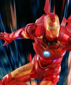 Iron Man Mark IV (Holographic Version) Sixth Scale Figure By Hot Toys Iron Man 2 - Movie Masterpiece Series